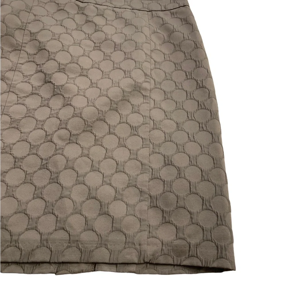 H&M | Gray Circle Print Skirt Size 12 Structured 23 Inch Length - Picture 7 of 13
